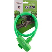 Тросовый велосипедный замок Нора-М №33 (ф6x800мм, зеленый)