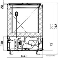 Морозильный ларь Polair Standard DF150SF-S
