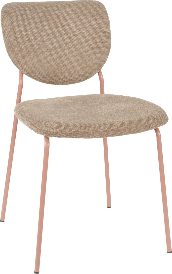 Стул Stool Group Gigi DRC-9155 (коричневый/ножки розовые)