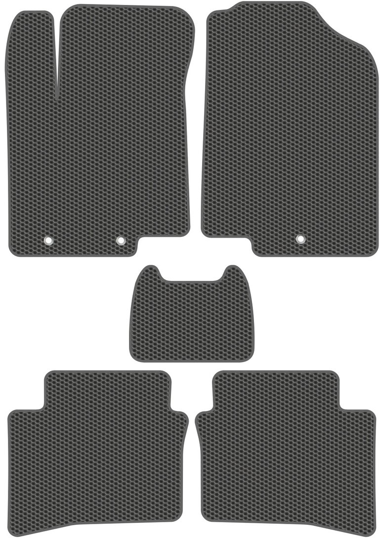 

Комплект ковриков для авто Alicosta Hyundai Solaris I (седан, хэтчбек 5 дв / RB) 2010 - 2017 (серый)