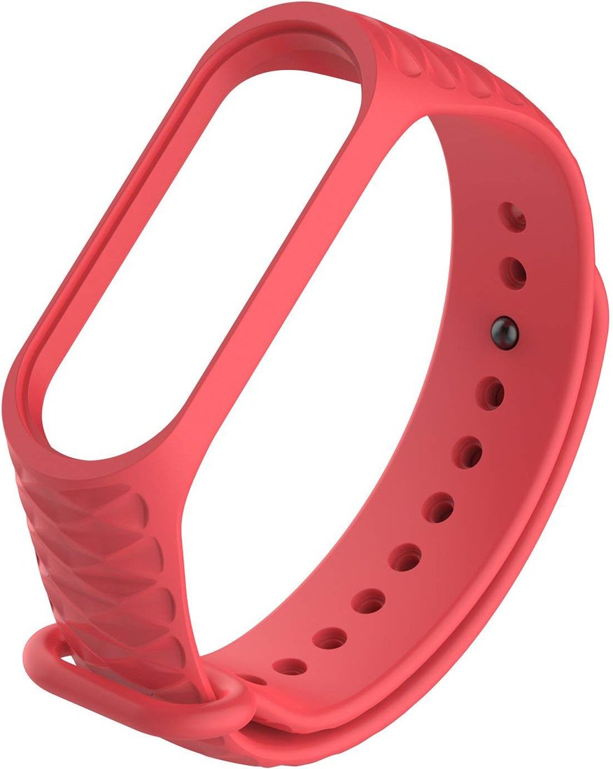 

Ремешок Xiaomi ребристый для Mi Band 3 (красный)