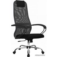 Офисное кресло Metta SU-BP-8 (хром, темно-серый/черный)