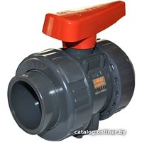 Запорная арматура Effast Polypipe Двухходовой шаровый кран НПВХ 32 [BDRBK1D0320]