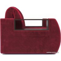 Кресло-кровать Мебель-АРС Барон №3 (бархат, красный Star Velvet 3 Dark Red)