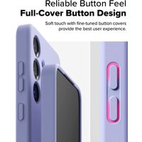 Чехол для телефона Ringke Silicone Magnetic для Galaxy S25 Lavender