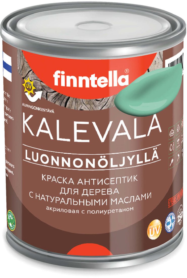 

Краска Finntella Kalevala Viilea F-13-1-1-FL037 0.9 л (бирюзовый)