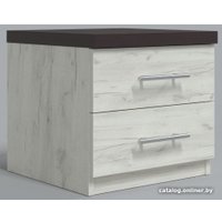 Тумба Миркомодоф Твин 8 (дуб крафт белый/венге луизиана)