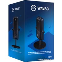 Проводной микрофон Elgato Wave 3 (черный)