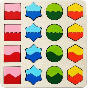 Мозаика/пазл Крона Геометрики. Рамка-вкладыш 143-095