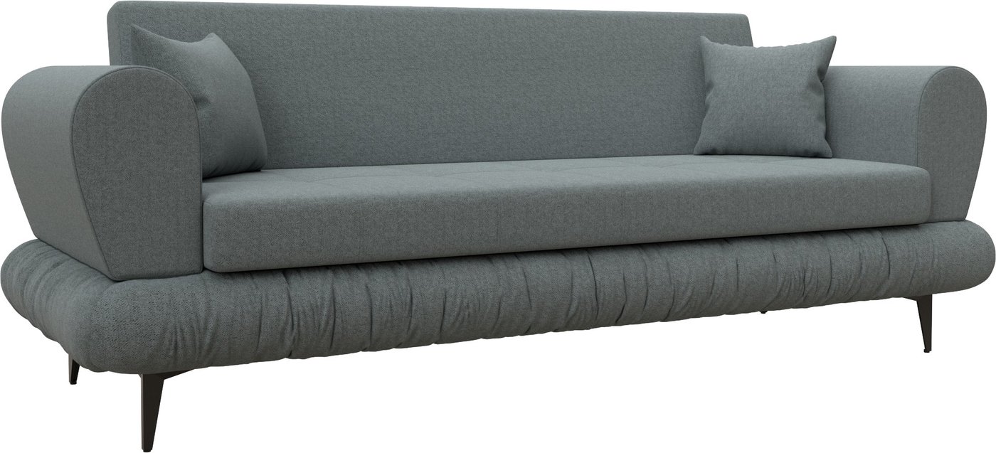 

Диван Лига диванов Лига-045 книжка 122339 (рогожка амур серый)