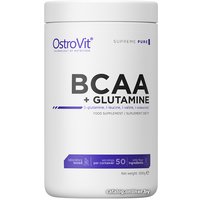 BCAA OstroVit BCAA + Glutamine (без вкуса, 500г)