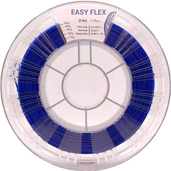 Пластик REC Easy Flex 1.75 мм 500 г (синий)