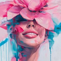 Алмазная мозаика  Феникс+ Девушка-цветок 68604