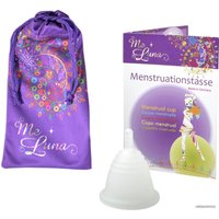 Менструальная чаша Me Luna Sport Shorty M стебель (прозрачный)