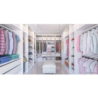 Шкаф распашной Мебель Неман Отис МН-039-04 П8 (белый/крем)