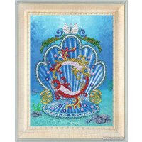 Набор для создания поделок/игрушек Волшебная мастерская Мозаика из пайеток на холсте № 1 Рыбы МХ-04