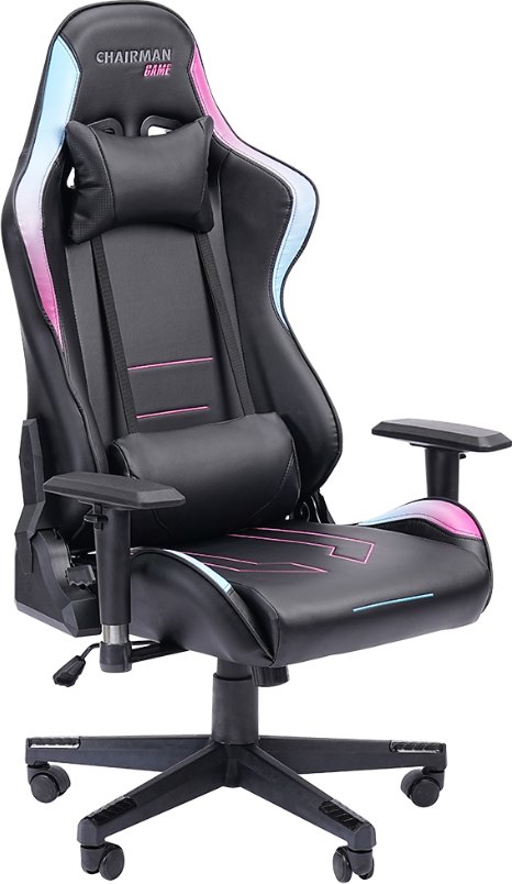 Игровое (геймерское) кресло CHAIRMAN CH32 (экокожа, черный)