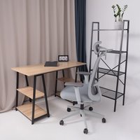 Офисное кресло AksHome Gem (сетка/ткань, серый/белый полиамид) в Солигорске