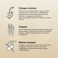 Сухой корм для собак Craftia Natura для средних и крупных пород с лососем и сельдью (640 г)