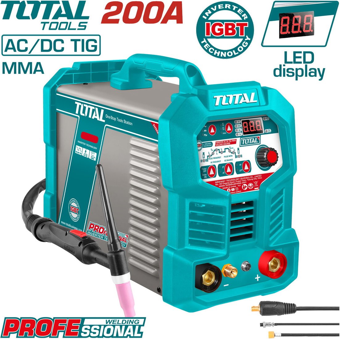 

Сварочный инвертор Total TIGACDC20068