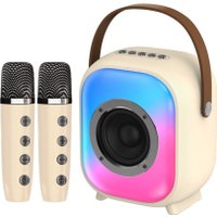 Беспроводная колонка NewRixing NR-168W (бежевый)