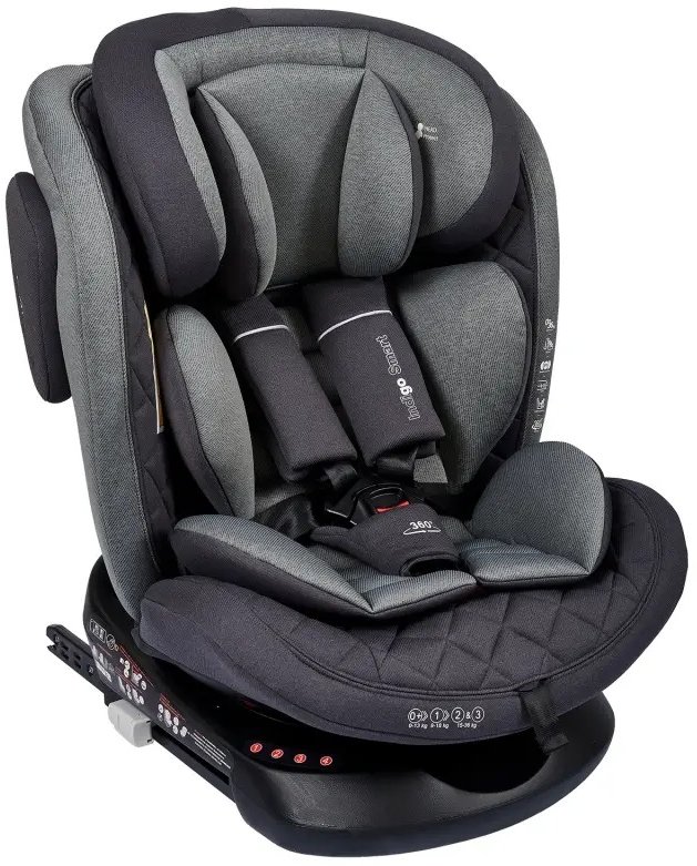 

Детское автокресло Indigo Smart Isofix (серый)