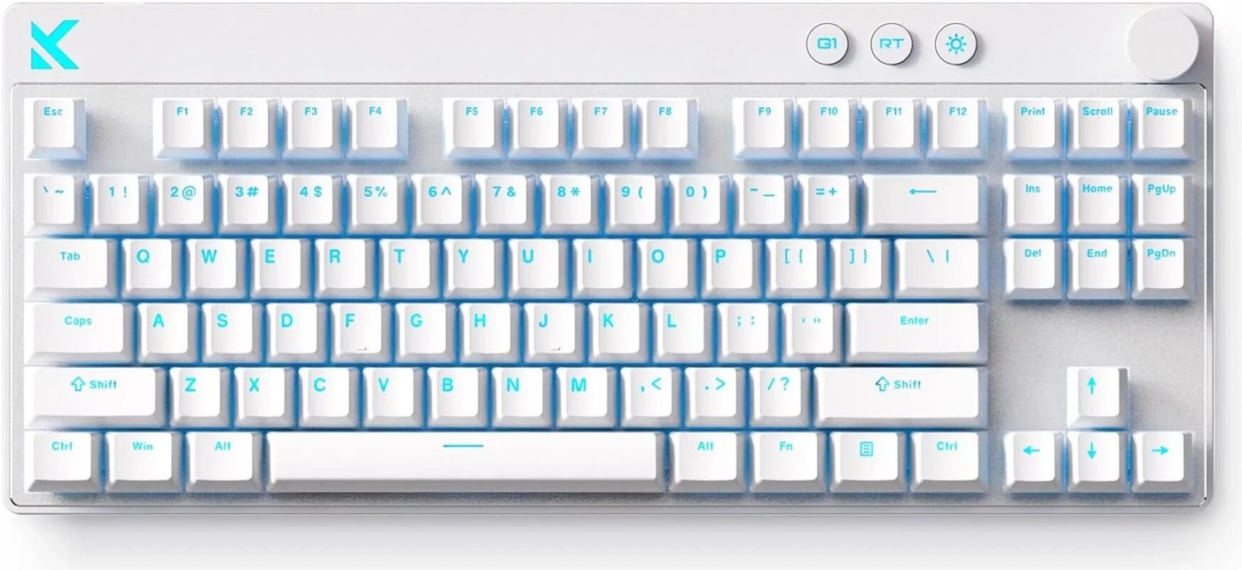 Клавиатура MCHOSE Mix 87 Hall Effect White (Apollo Magnetic Switch)