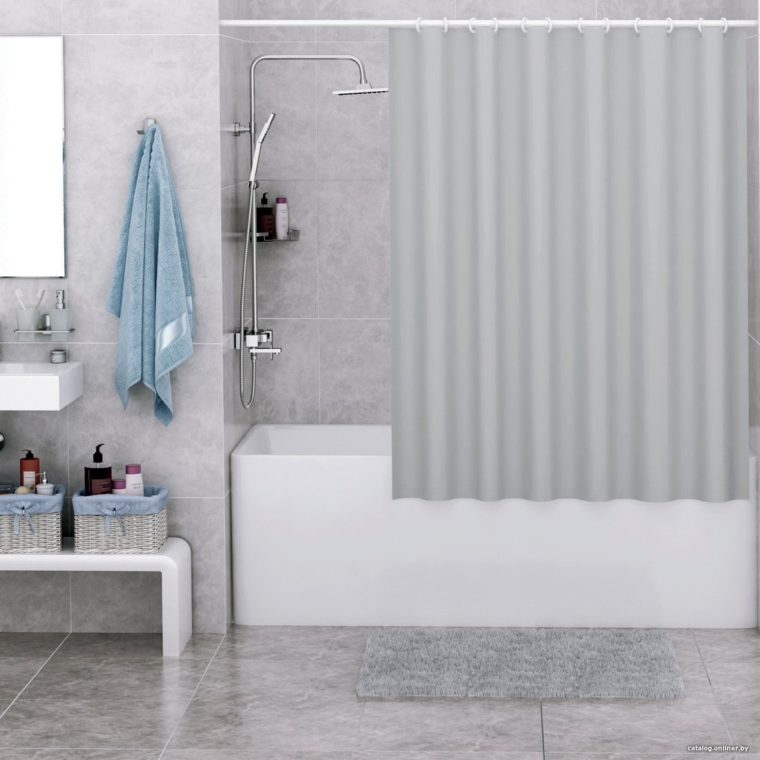 Шторка-занавеска для ванны Wasserkraft Oder SC-30503