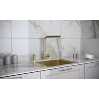 Дозатор для моющего средства Paulmark D006-LG (золото/светлое золото)