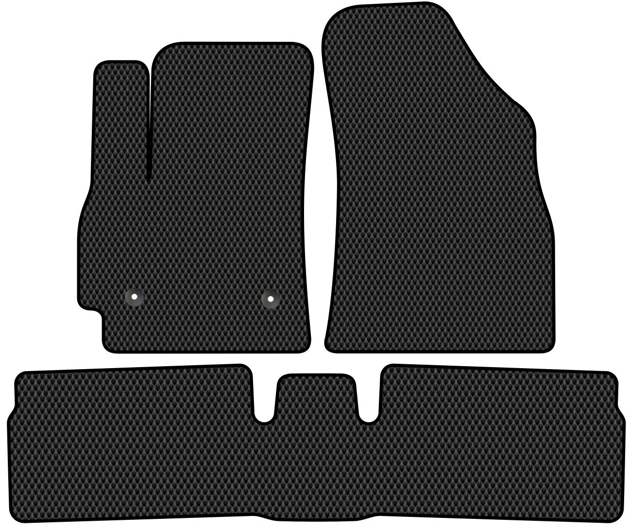 

Комплект ковриков для авто Alicosta Omoda C5 I (suv) 2021 - Н.В. (черный, ромб)