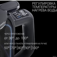Электрический чайник Polaris PWK 1720CGLD Wi-Fi IQ Home (серый)