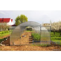 Теплица ComfortProm 40x20/1 4x4 м (двухстворчатая, 6 мм поликарбонат)