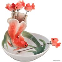 Блюдо Lefard Золотая рыбка 58-143 (с 6 вилочками)