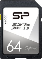 Superior SDXC SP064GBSDXCV3V10 64 GB