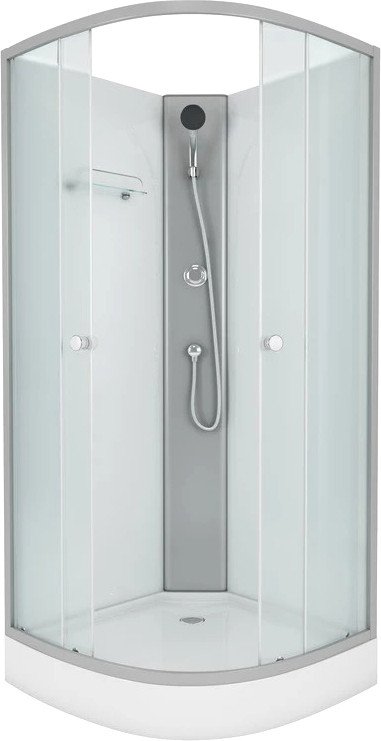 

Душевая кабина Niagara Eco E90/13/MT/BK 90x90x200