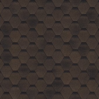 Битумная черепица Shinglas Финская соната (коричневый)