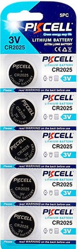 Батарейка PKCELL CR2025 5 шт.