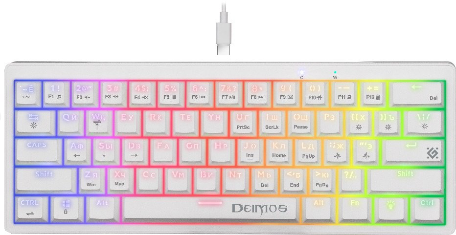 

Клавиатура Defender Deimos GK-303 (белый)