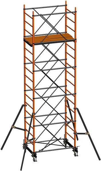 Лестница-помост Тапанар вышка-тура Атлант 2.0x2.0x4.1