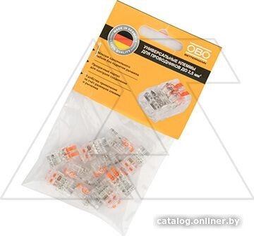Клемма OBO Bettermann 61 225 FL универсальная 2 контакта 2054530