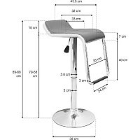 Стул Mio Tesoro Турин BS-014 (черный/хром)