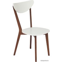 Стул TetChair Maxi жесткое сиденье (белый/бук коричневый)