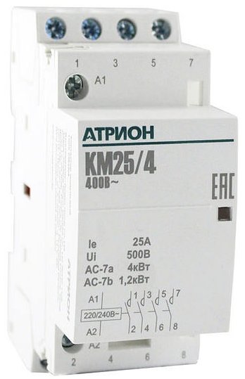 

Контактор Атрион KMI-11210-AC380