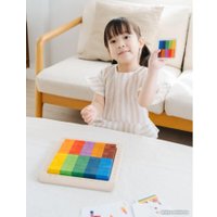 Кубики Plan Toys Счеты-мозайка 5468