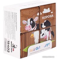 Кубики Mega Toys Домашние животные 15402