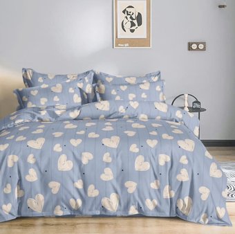 2-спальный комплект постельного белья Alleri Эко Сатин 2сп СС-567