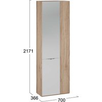 Шкаф распашной Трия Глосс 366 СМ-319.07.017 (яблоня беллуно) в Солигорске