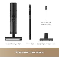 Вертикальный моющий пылесос Dreame G10 Wet and Dry Vacuum HHR12A (евровилка, черный)