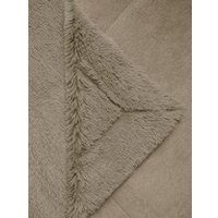 Плед Buenas Noches Длинный ворс Искусственный мех 220x240 94382 (бежевый)