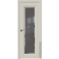 Межкомнатная дверь ProfilDoors 2.101U L 60x200 (магнолия сатинат, стекло square графит)